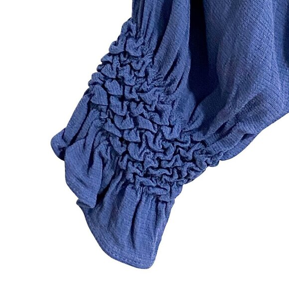 Maje Blue Realiste Crape Shift Dress Size Small (size 1 of 5) - Picture 11 of 14